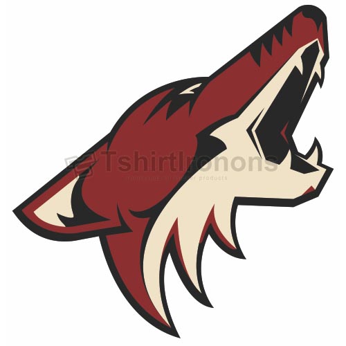 Phoenix Coyotes T-shirts Iron On Transfers N290 - Click Image to Close